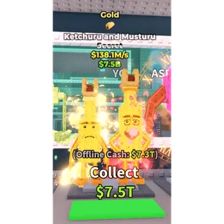 Gold ketchuru and musturu 138.1m/s