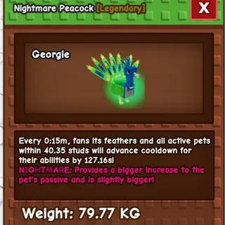 Nightmare Peacock
