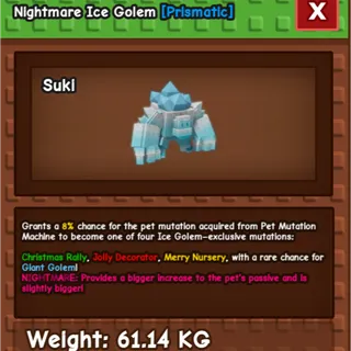 61kg nightmare golem