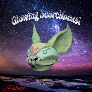 Glowing Scorchbeast Mask