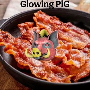 Glowing Pig  Mask