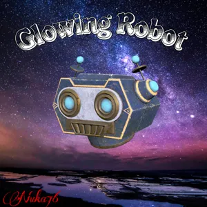 Glowing Robot Mask