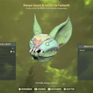 Glowing Scorchbeast Mask