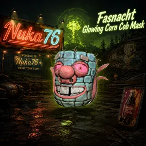 Glowing Corn Cob Mask