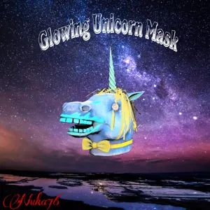 Glowing Unicorn Mask