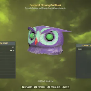 Glowing Owl Mask