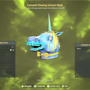 Glowing Unicorn Mask