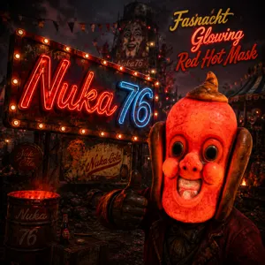 Glowing Red Hot Mask