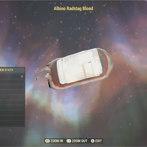 Albino Radstag Blood