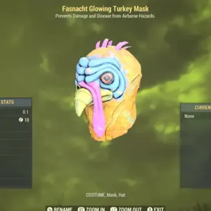 Glowing  Turkeys Mask