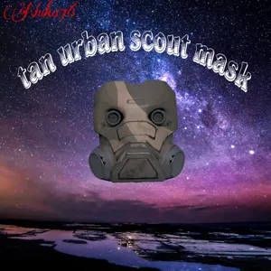 tan urban scout mask