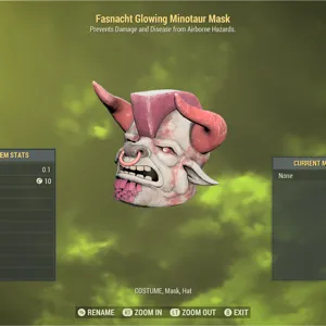 Glowing Minotaur Mask