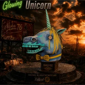Glowing Unicorn Mask