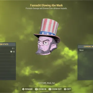 Glowing Abe Mask