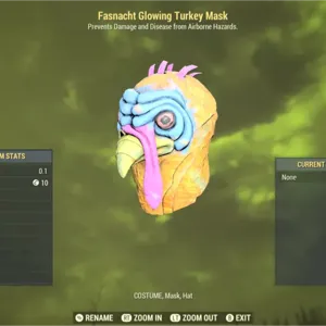 Glowing Turkey Mask