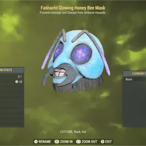 Glowing Honey Bee Mask