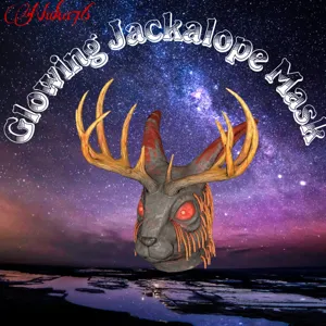Glowing Jackalope Mask
