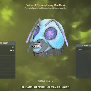 Glowing Honey Bee Mask