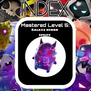 Mastered Level 5: Galaxy Demon Sprite