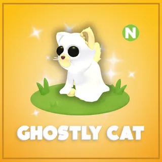 Neon Ghostly Cat