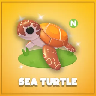 Neon Sea Turtle