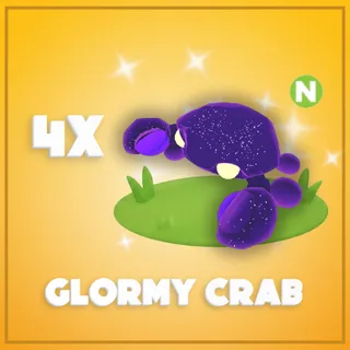 4x Neon Glormy Crab
