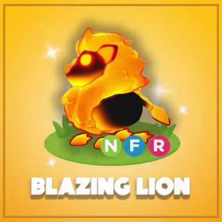 Neon Blazing Lion