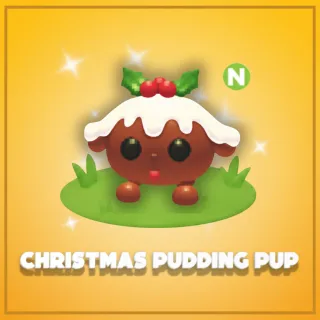 Neon Christmas Pudding Pup