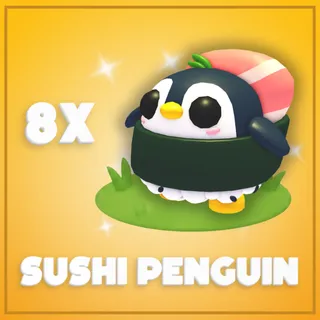 8x Sushi Penguin