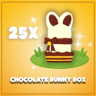 25x Chocolate Bunny Fox