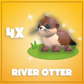 4x River Otter