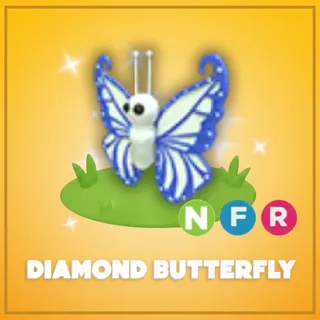 Neon Diamond Butterfly