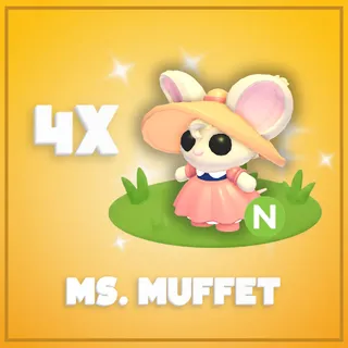 4x Neon Ms. Muffet