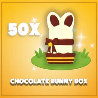 50x Chocolate Bunny Fox