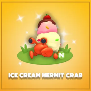Neon Ice Cream Hermit Crab