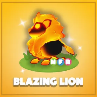 Neon Blazing Lion
