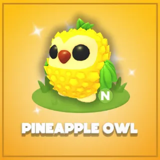 Neon Pineapple Owl