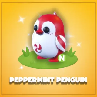 Neon Peppermint Penguin