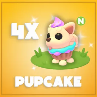 4x Neon Pupcake