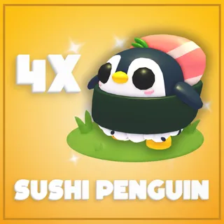 4x Sushi Penguin