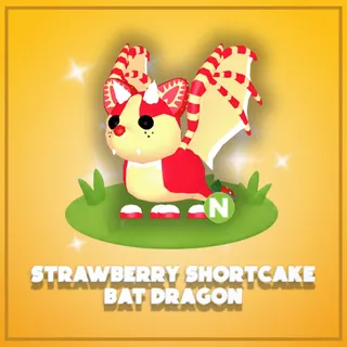 Neon Strawberry Shortcake Bat Dragon