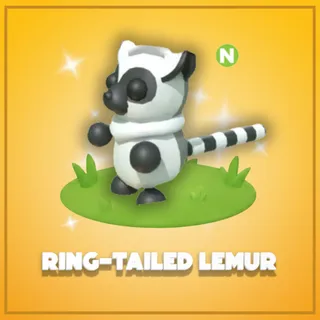 Neon Ring-Tailed Lemur