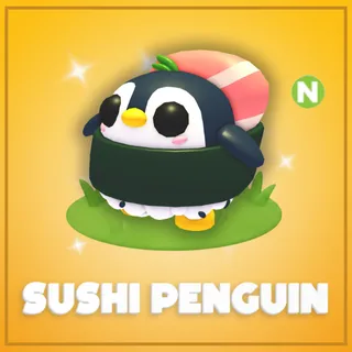 Neon Sushi Penguin