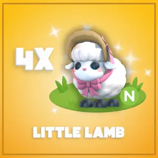 4x Neon Little Lamb