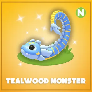 Neon Tealwood Monster