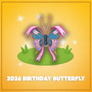 2026 Birthday Butterfly