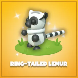 Neon Ring-Tailed Lemur