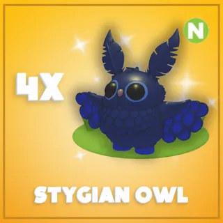 4x Neon Stygian Owl