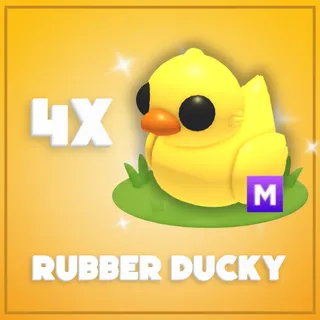 4x Mega Rubber Ducky