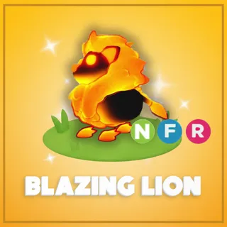 Neon Blazing Lion